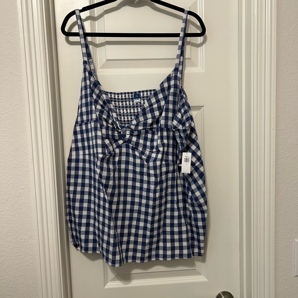 NWT Blue and White Tank